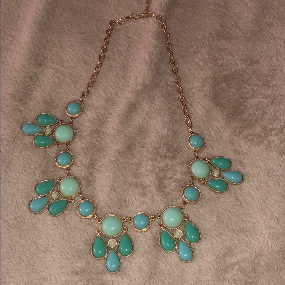 Turquoise statement necklace